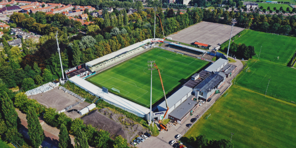 NL FC Dordrecht LED Lighting Sport Football Top View
