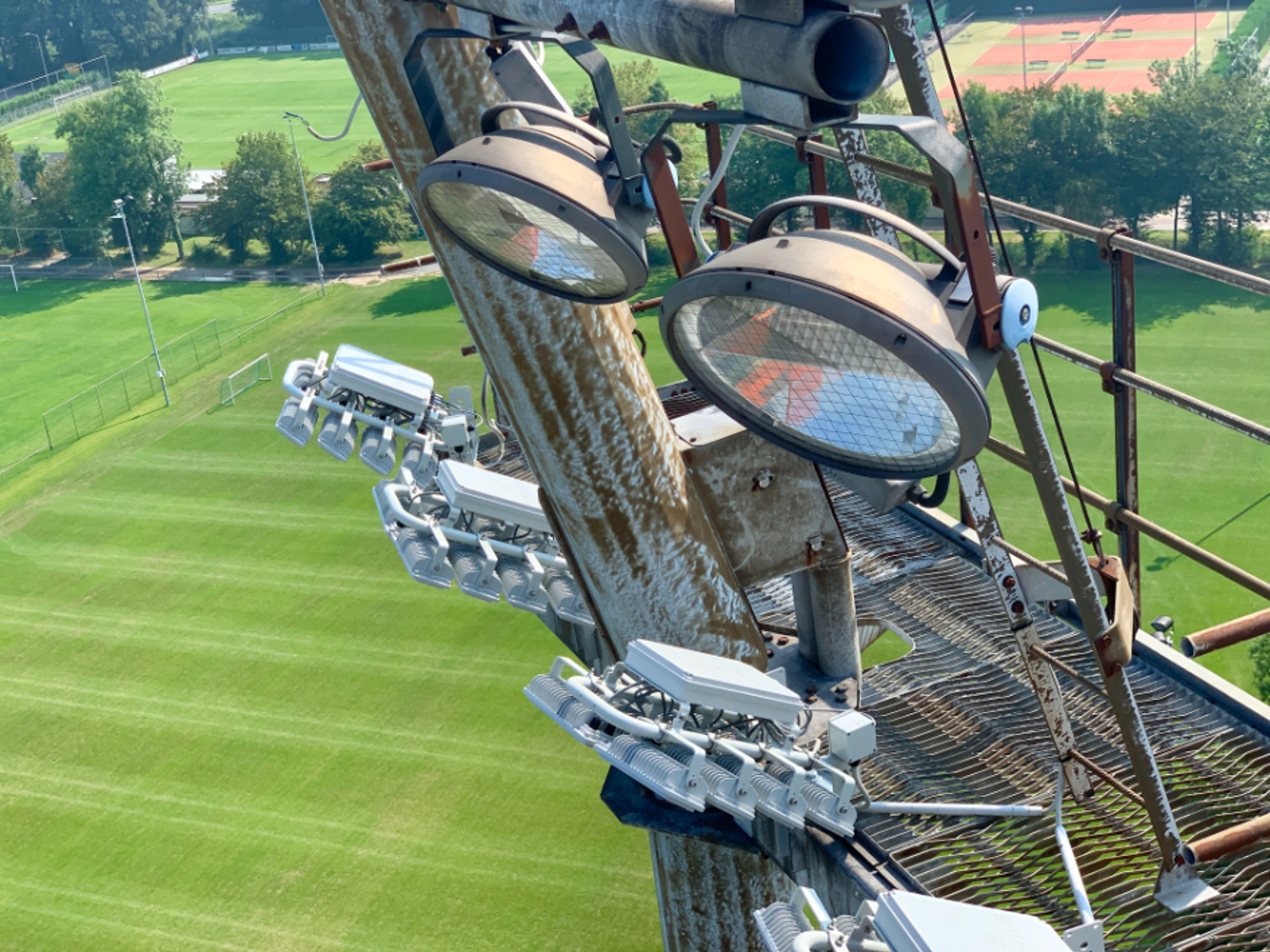 Led lighting sport | old football luminaire FC Dordrecht